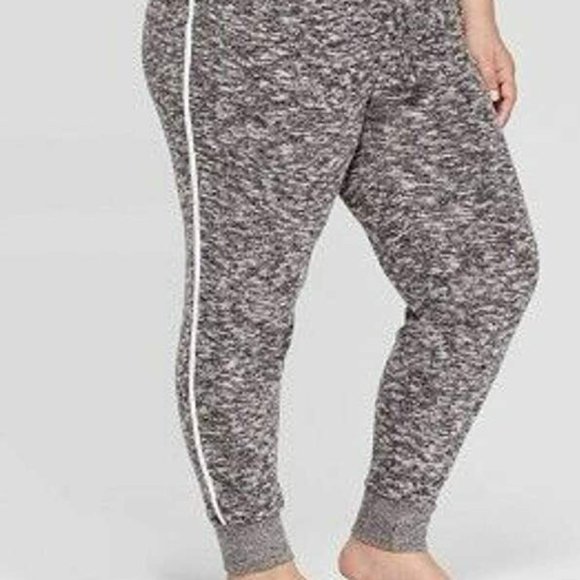 Colsie Plus Size Jogger Charcoal Grey 1X - Picture 2 of 9